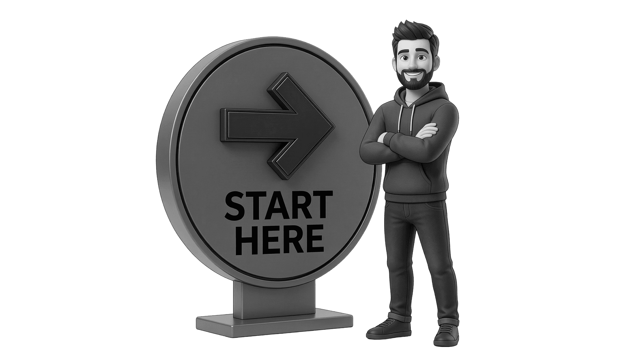 Start Here illustration